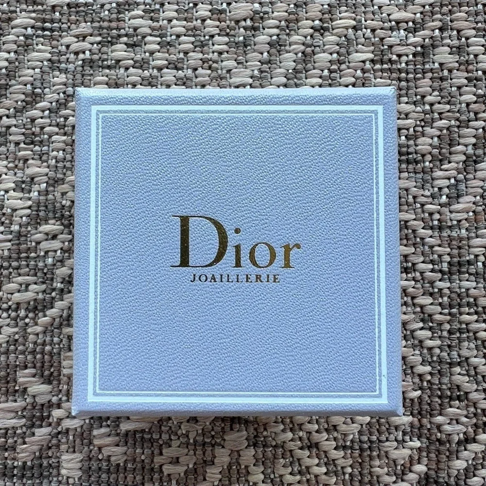 Authentic Dior Oui Bracelet Rose Gold Diamond Black Cord Bracelet